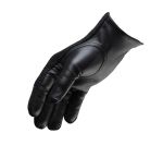 ANDES - Męskie rękawiczki skórzane nieocieplane łączone z materiałem