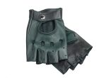 SHIFT HALF - Rękawiczki bez palców czarno zielone,  brytyjska zieleń wyścigowa - British Racing Green