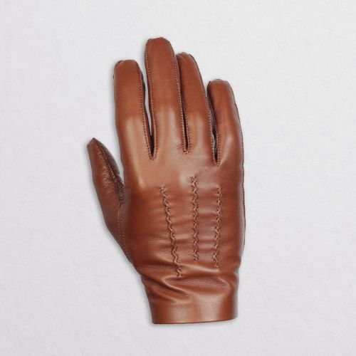 OFICER - Rękawiczki nieocieplane - rękawiczki oficerskie, kawaleryjskie - jasny brąz