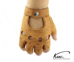 MONACO HALF - Rękawiczki bez palców z pekari - niezwykle miękkie i trwałe
