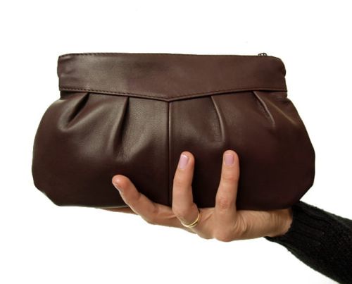 Elegancka kosmetyczka skórzana - Maxi