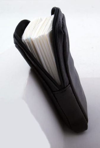Eleganckie etui na chusteczki higieniczne – skóra naturalna
